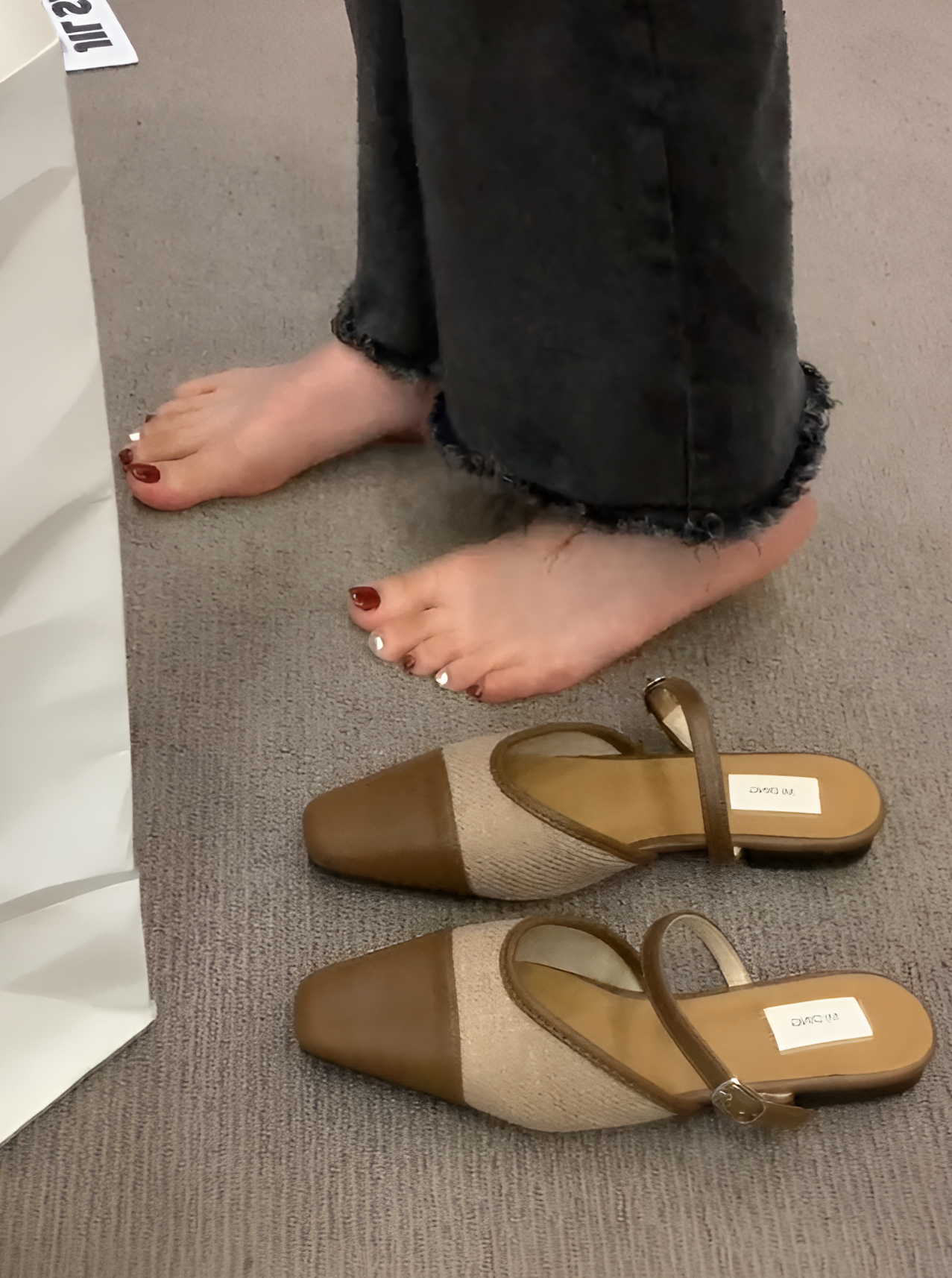 slip-on sandals