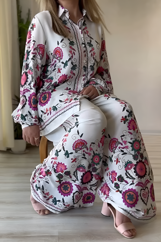 Autumn new fashion print suit