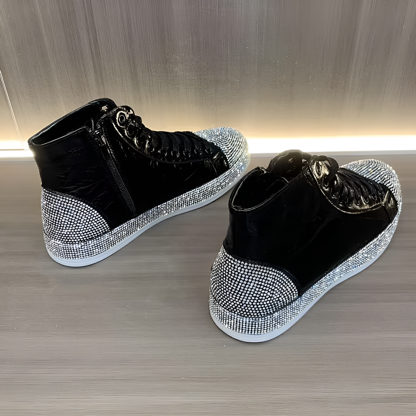 New high-top fashion rhinestone casual shoes