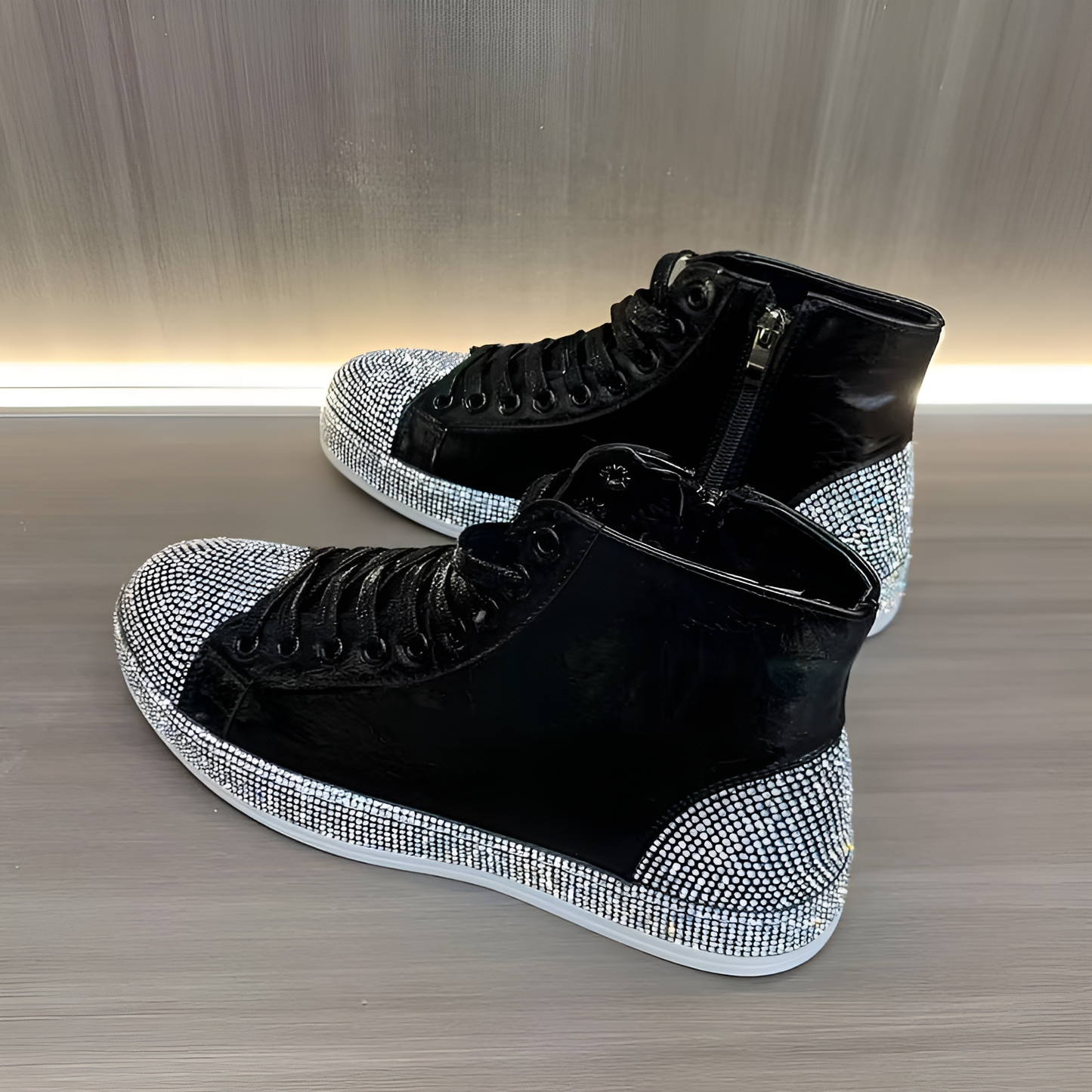 New high-top fashion rhinestone casual shoes