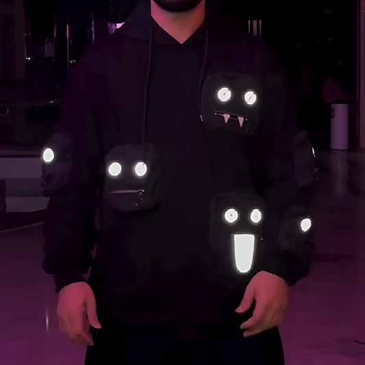 Cotton Devil Face Reflective Sweatshirt