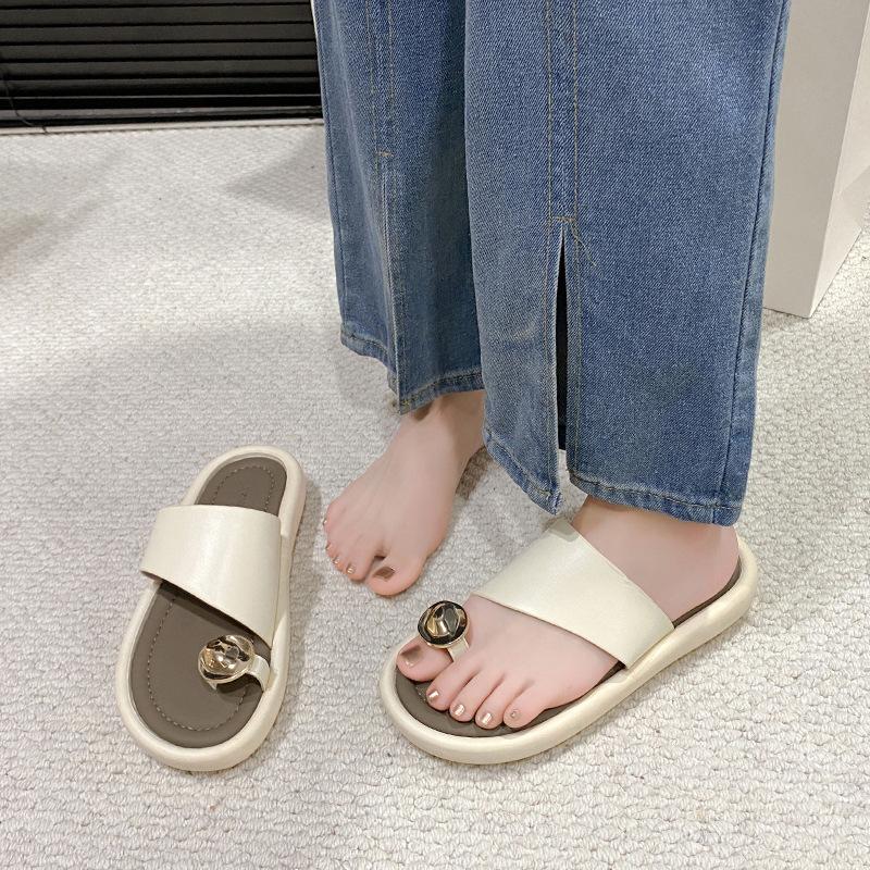 Slip-on soft-soled sandals