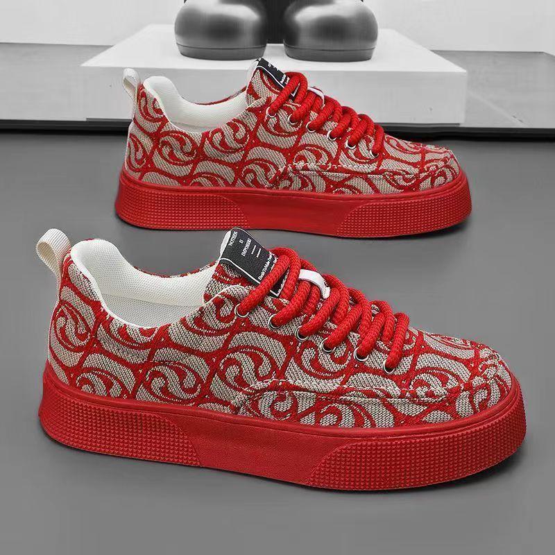 2024 new low-top printed casual shoes