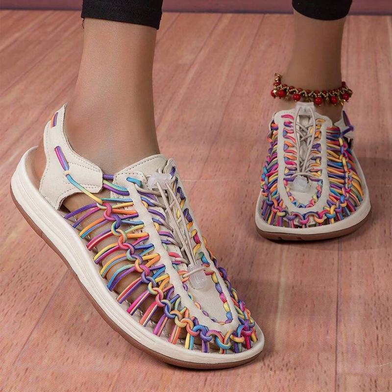 Multicolor Handwoven Summer Comfortable Women's Sandals