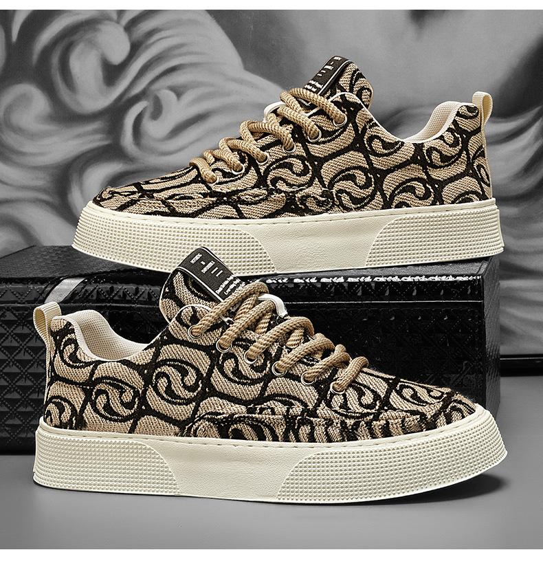 2024 new low-top printed casual shoes