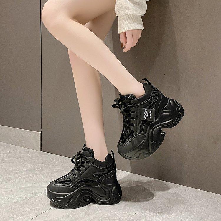 New thick-soled non-slip lace-up shoes