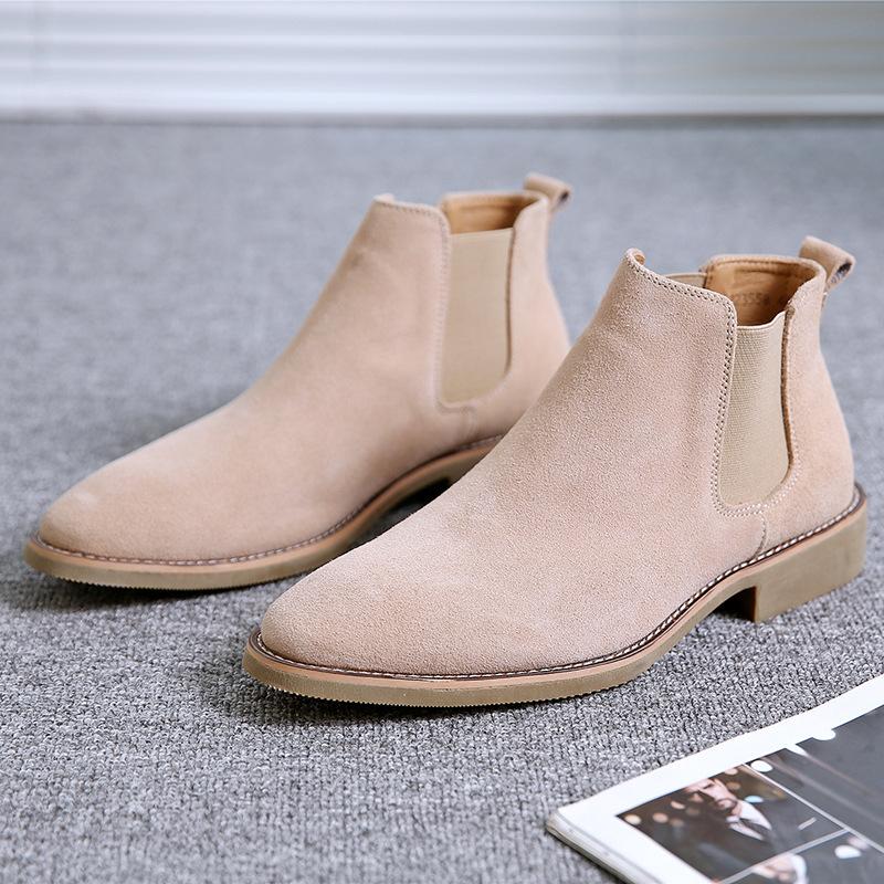 Suede Chelsea boots