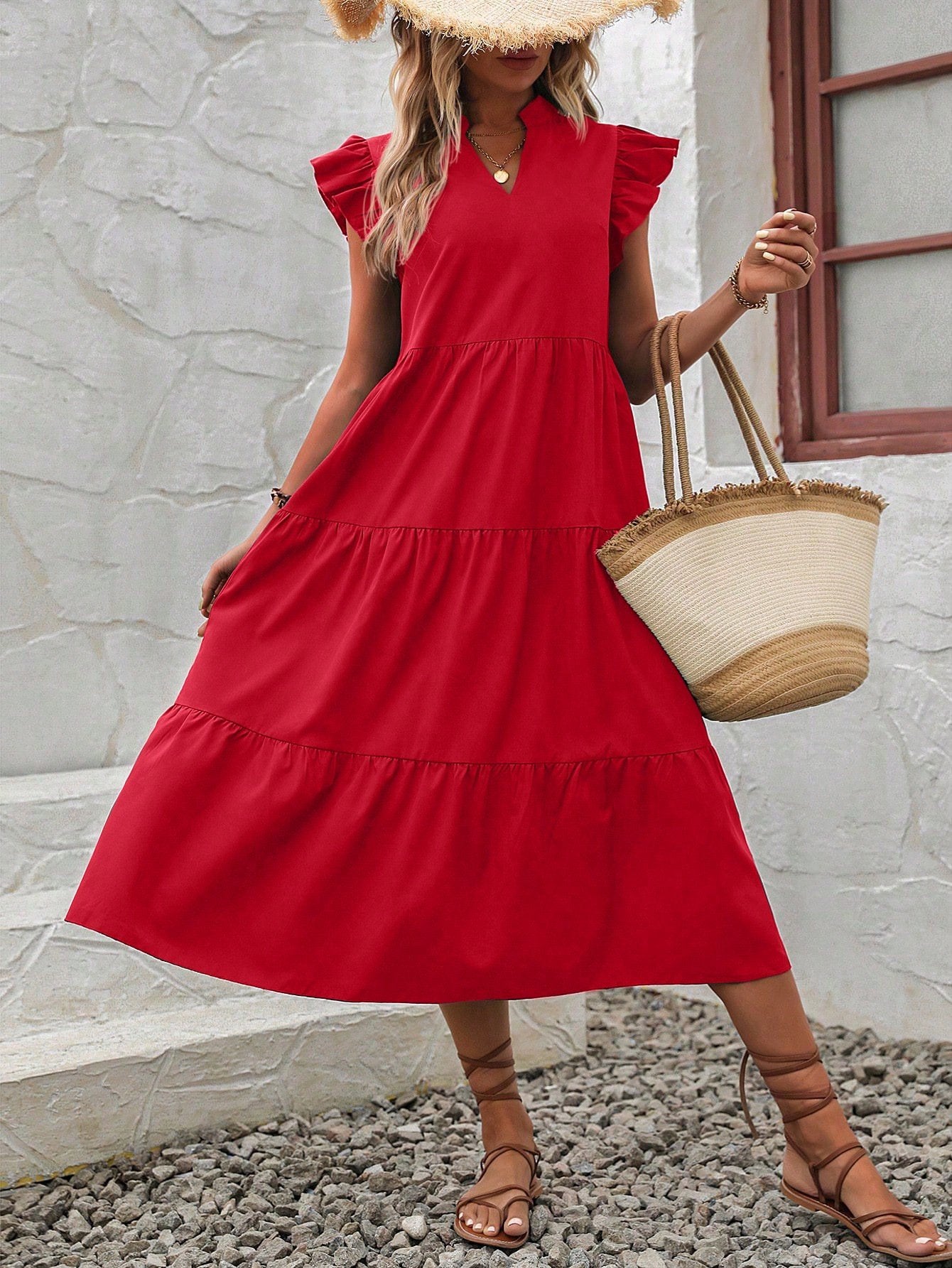 Fashion V-neck Dress