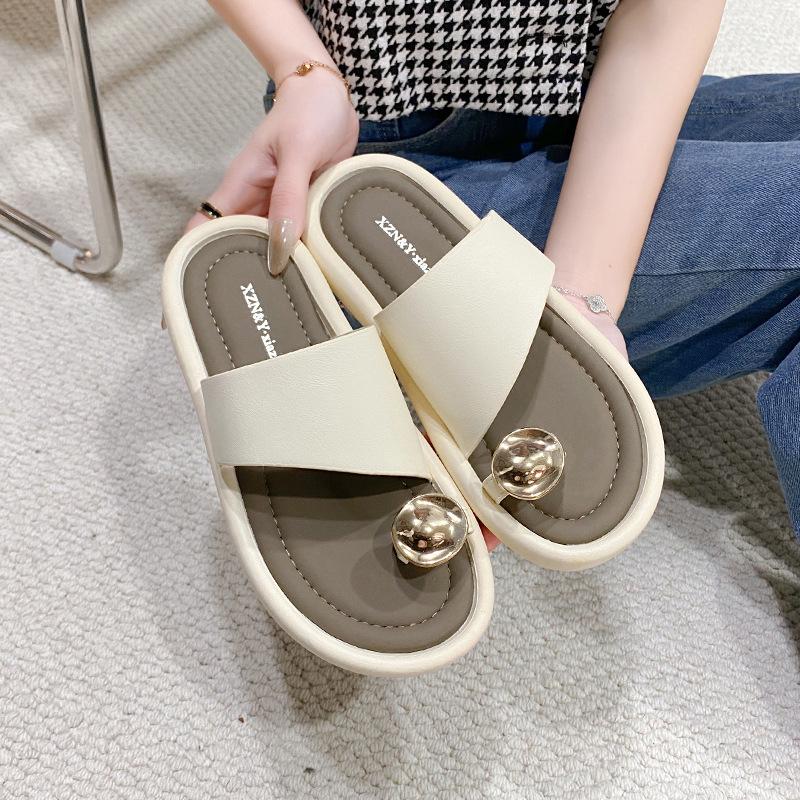 Slip-on soft-soled sandals