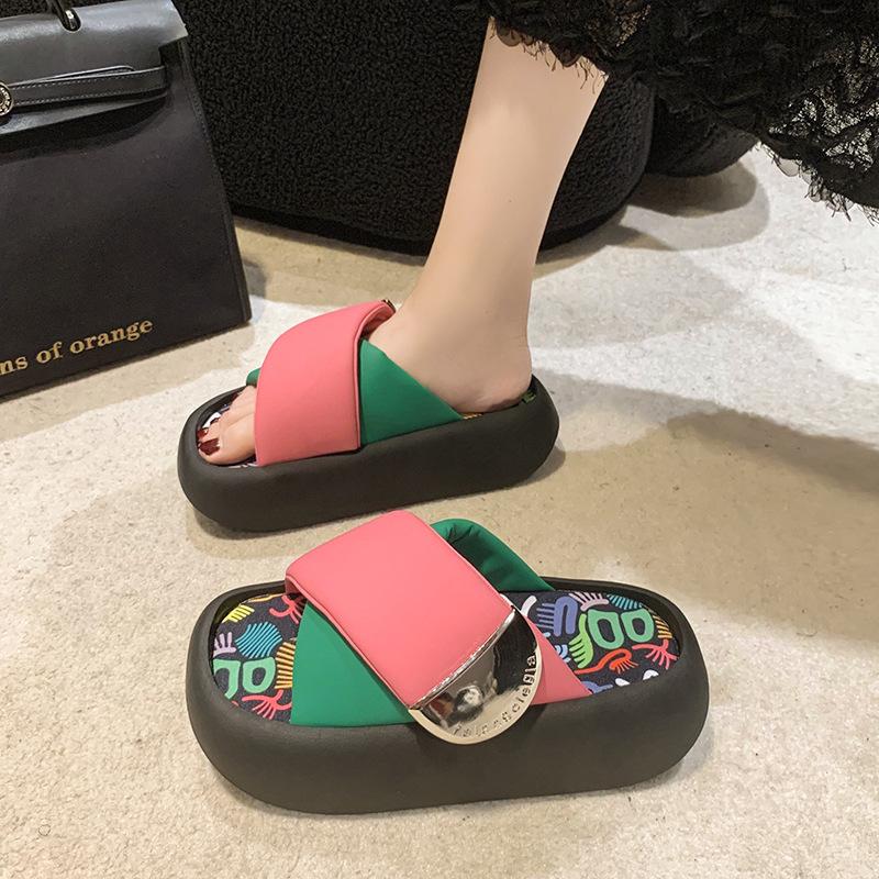 Graffiti style slippers