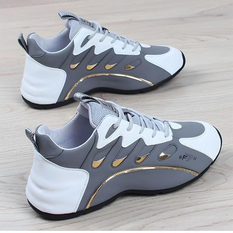 Genuine leather anti-odor breathable casual sneakers