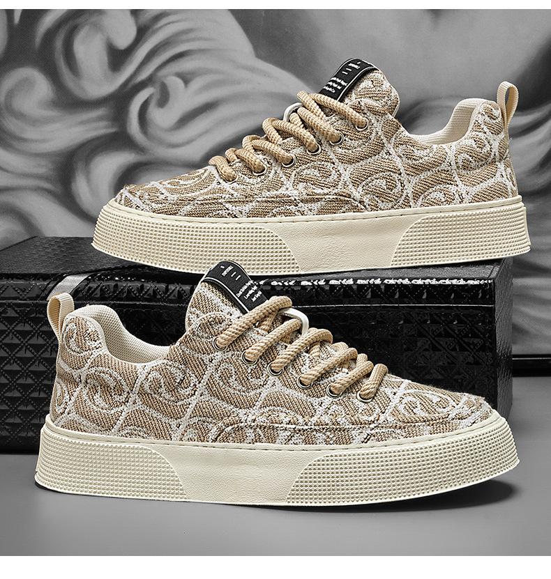 2024 new low-top printed casual shoes