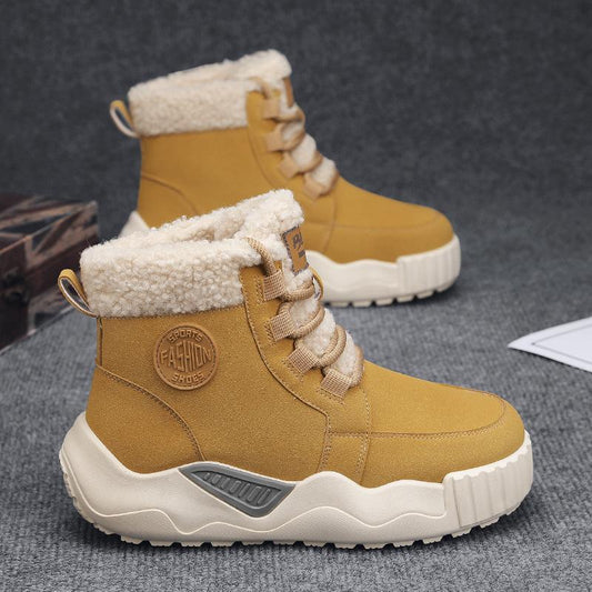 Winter outdoor fleece anti-ski boots