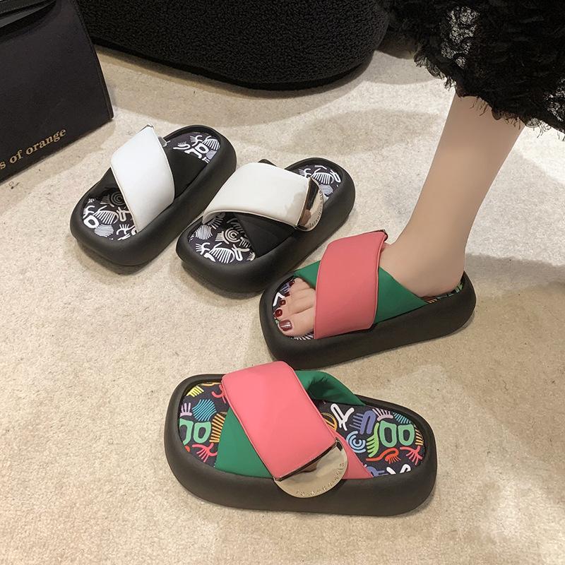 Graffiti style slippers