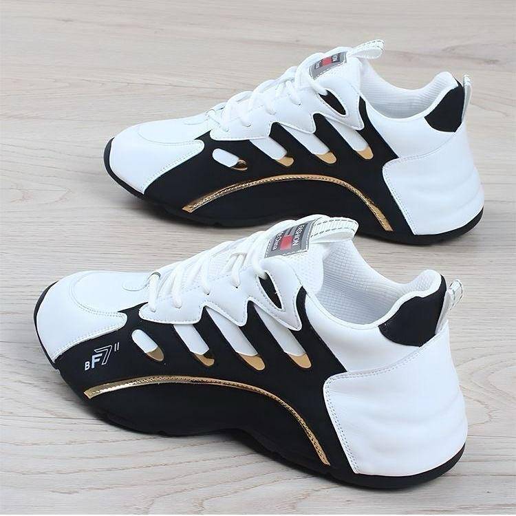 Genuine leather anti-odor breathable casual sneakers