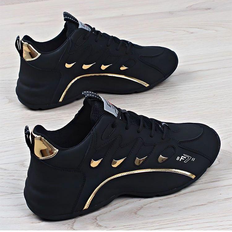 Genuine leather anti-odor breathable casual sneakers