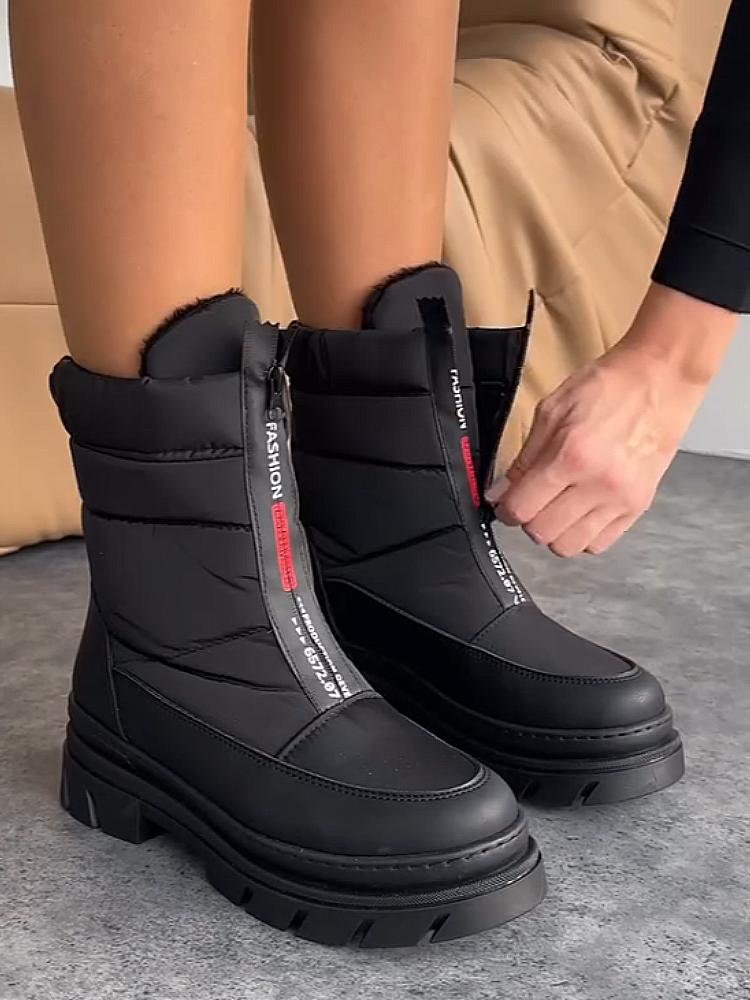 Thick sole comfortable snow boots