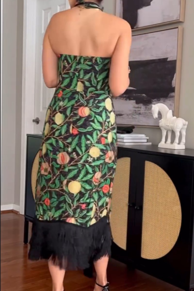 new printed dress