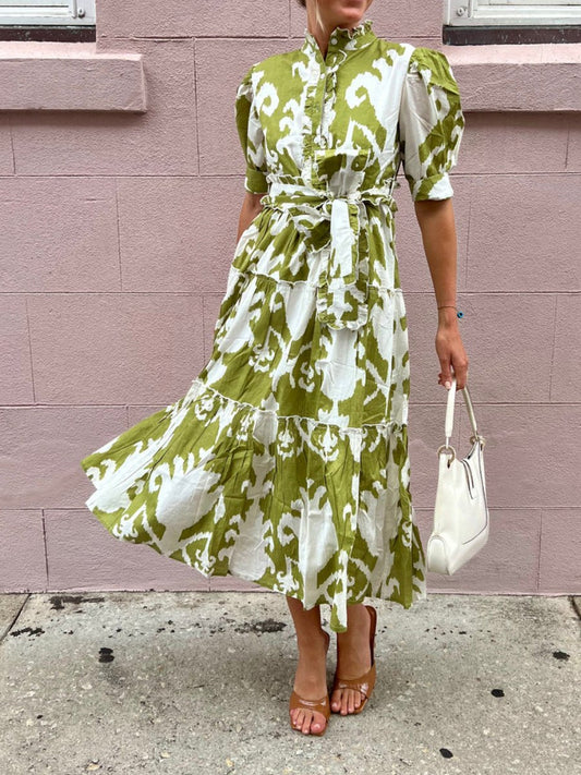 Floral Printed Midi Dress