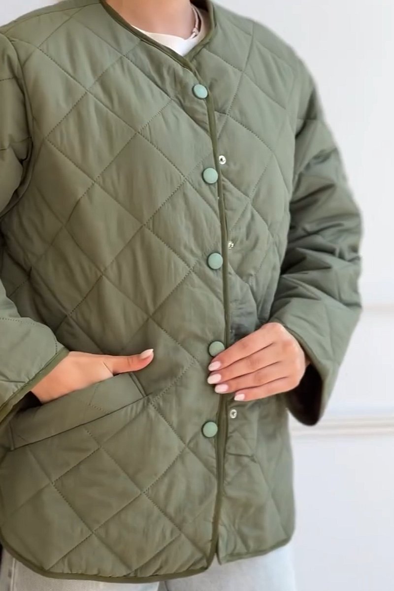 Lightweight retro down jacket