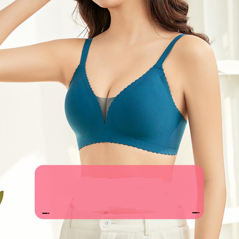 Thin push-up seamless bra