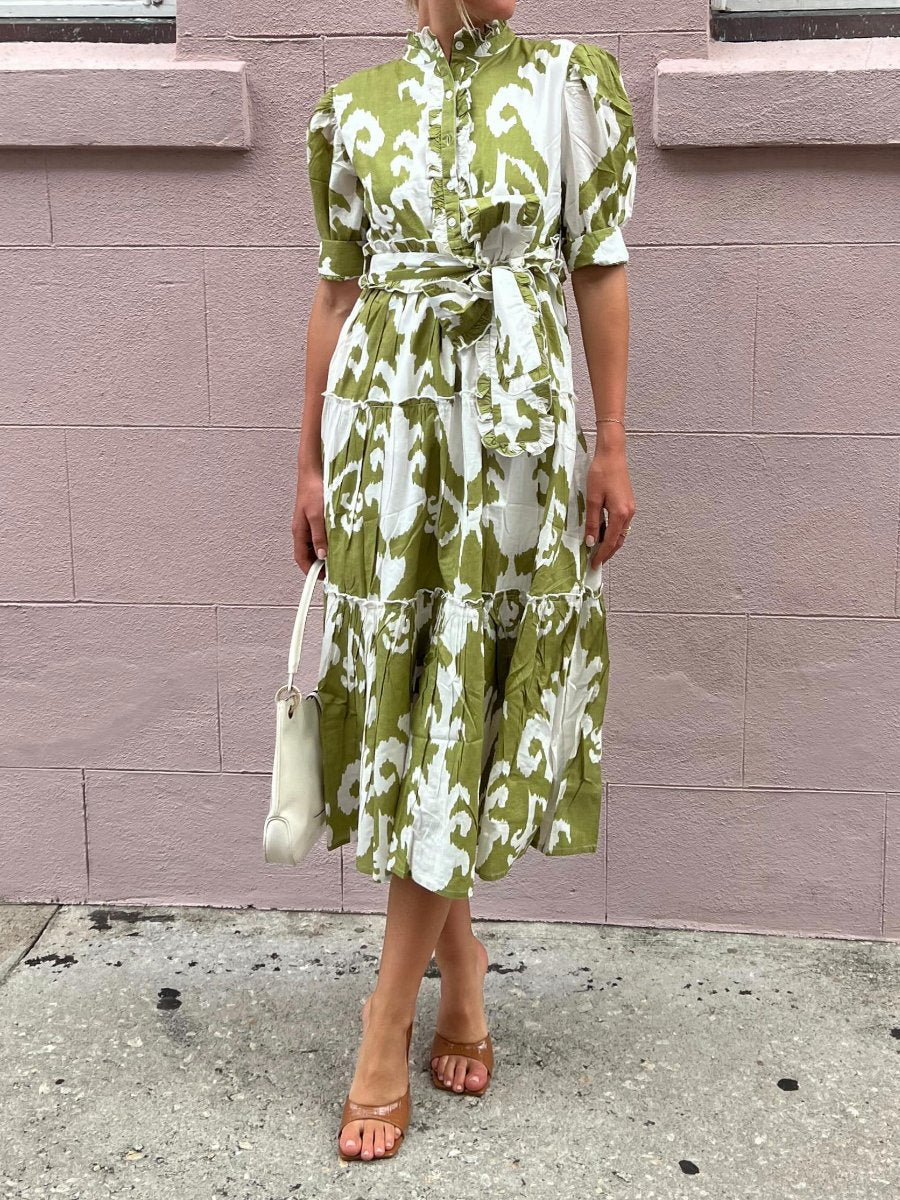 Floral Printed Midi Dress