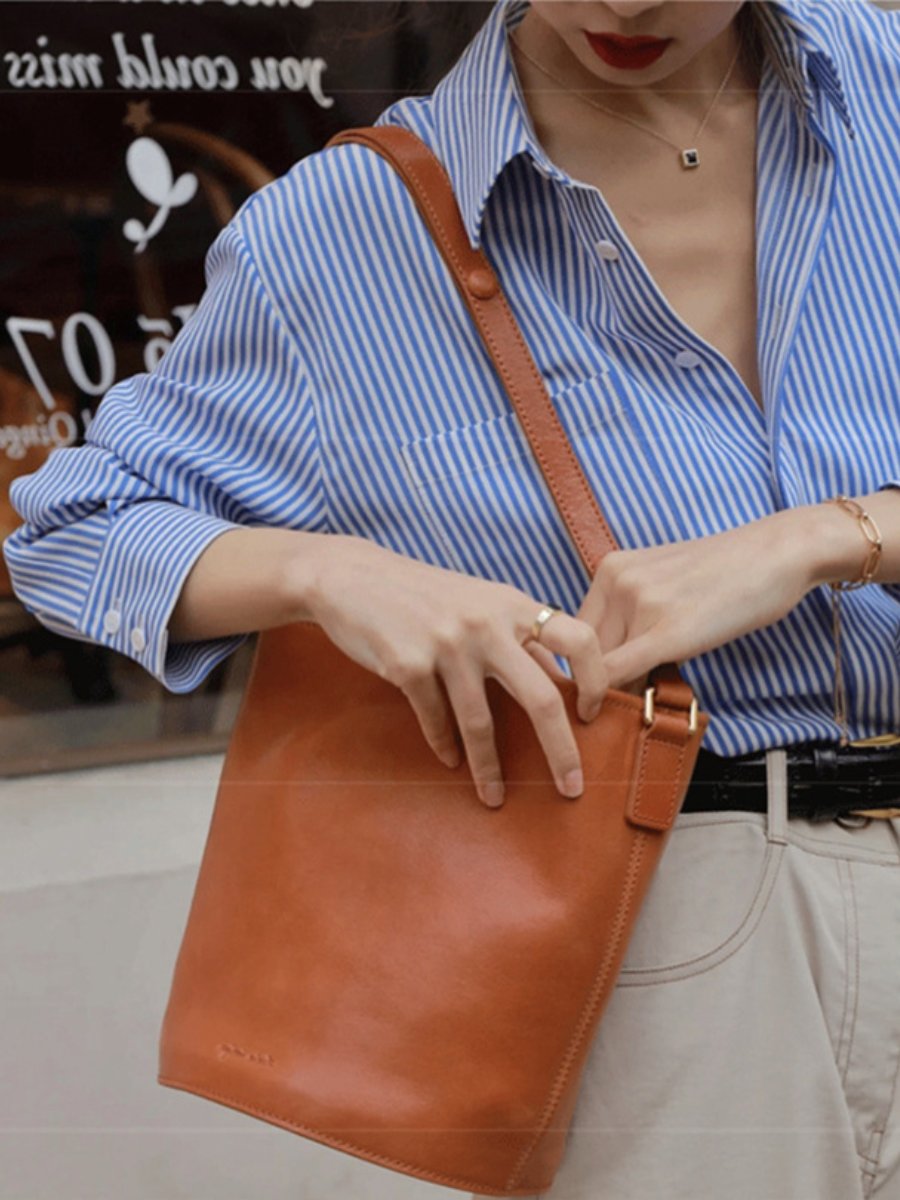 Blue striped shirt