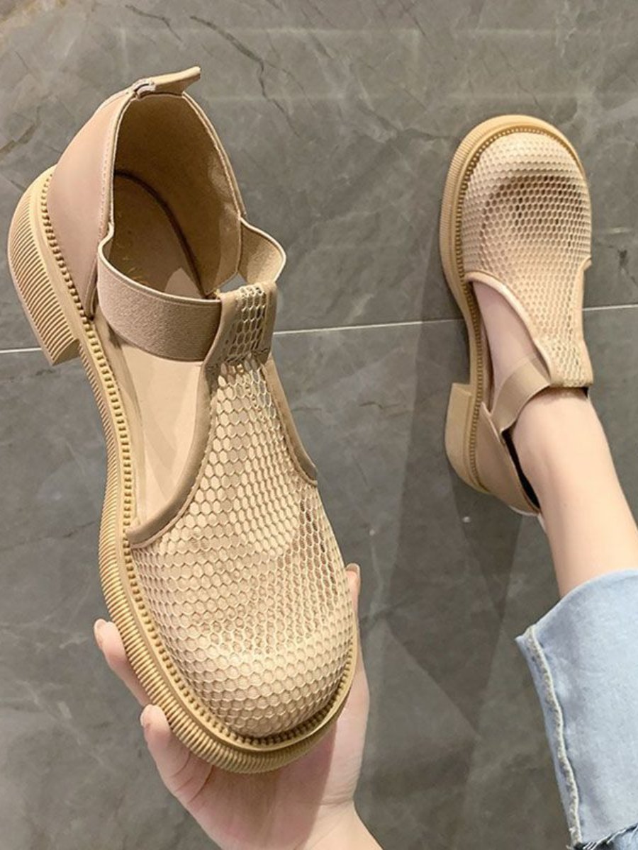 Breathable mesh hollow sandals