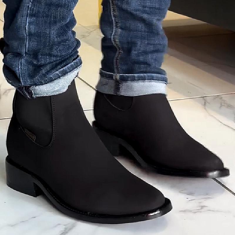 Suede Chelsea boots