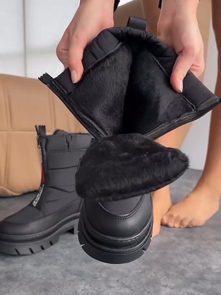 Thick sole comfortable snow boots