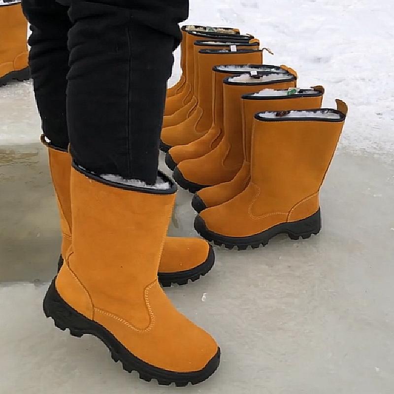 Winter velvet cold-proof and waterproof snow boots