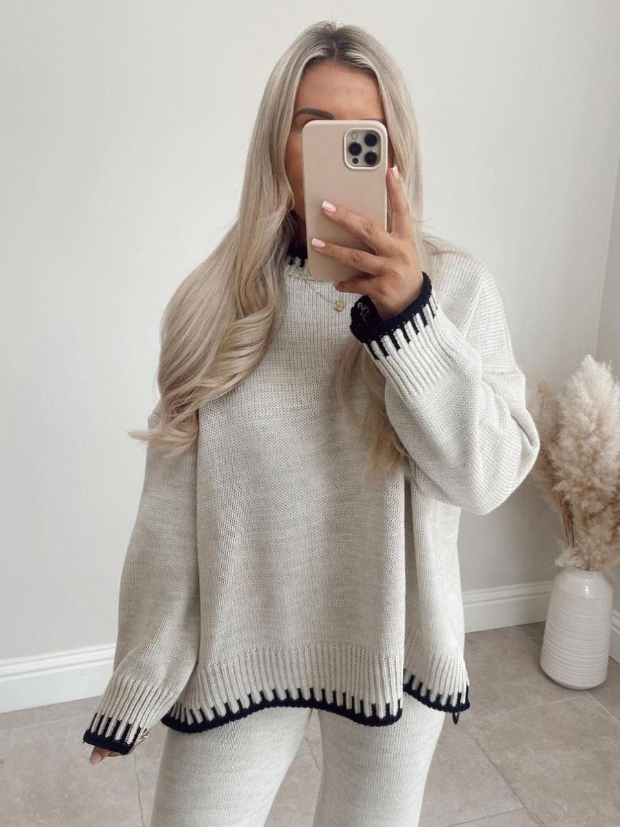 Casual Loungewear Knit Set