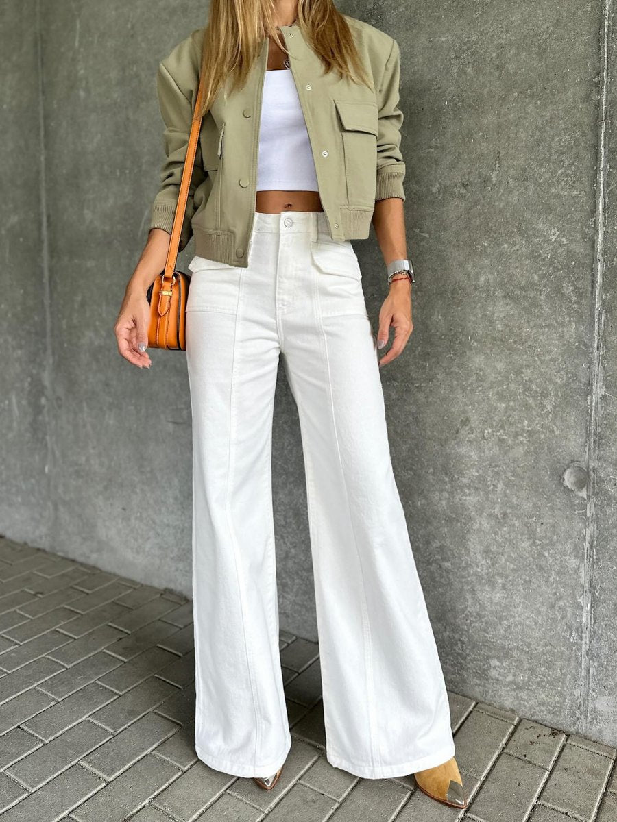 The Stylish Wide-leg Jeans