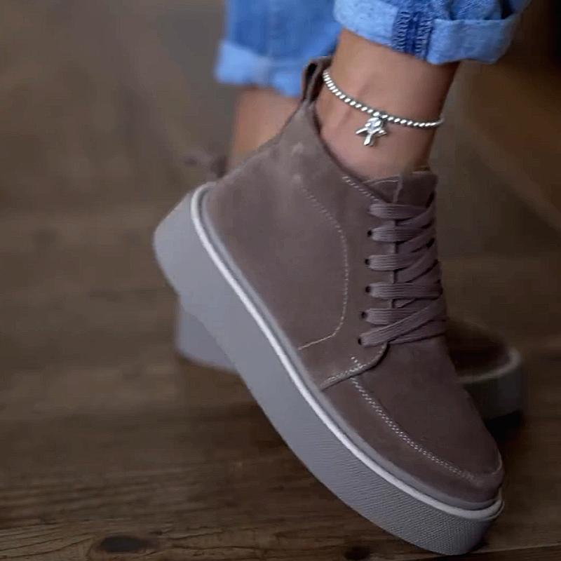 Autumn new niche high-top canvas shoes