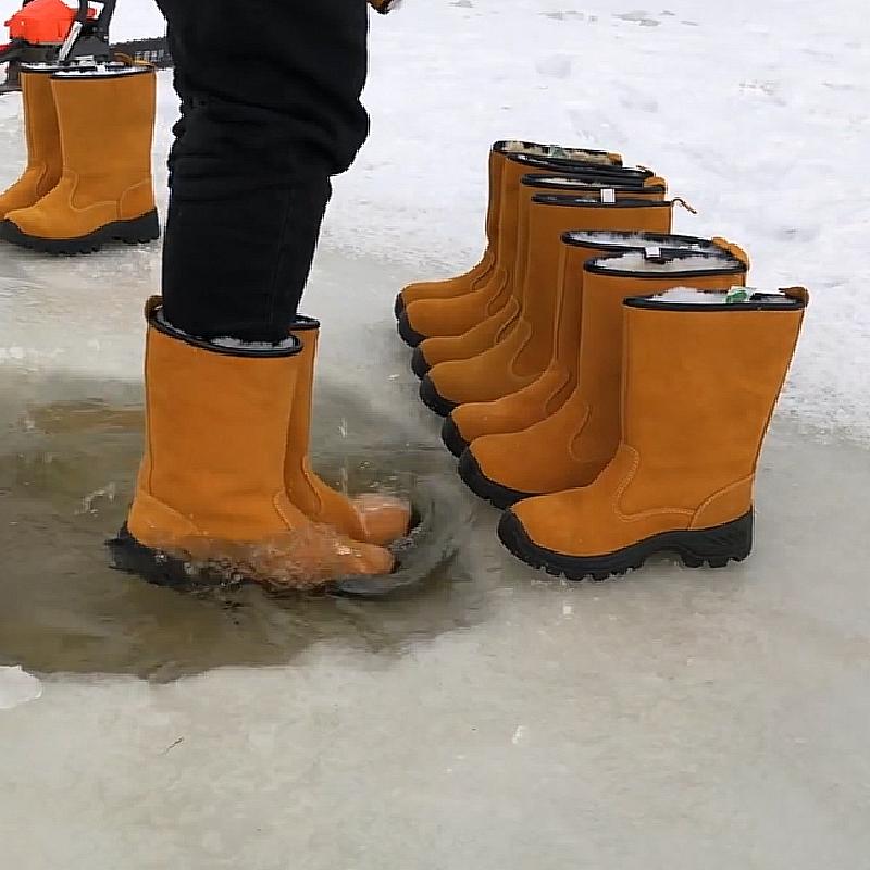 Winter velvet cold-proof and waterproof snow boots